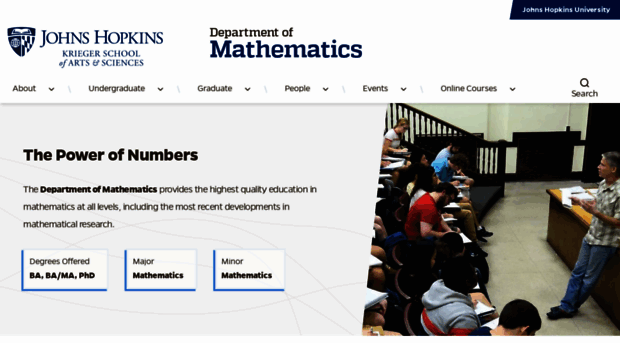 mathematics.jhu.edu