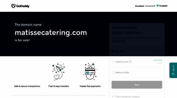 matissecatering.com