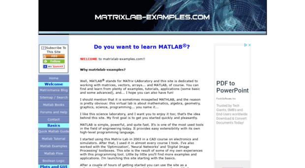 matrixlab-examples.com