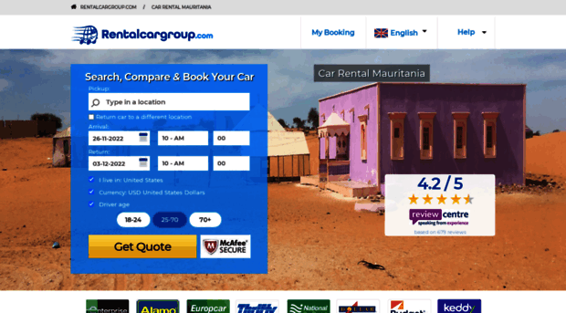 mauritania.rentalcargroup.com
