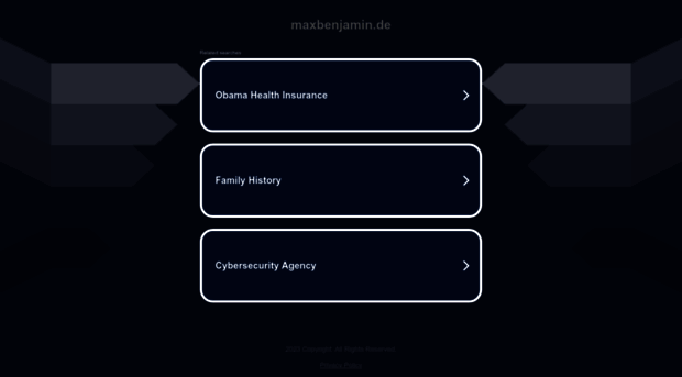 maxbenjamin.de