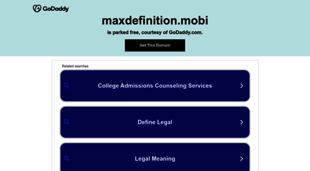 maxdefinition.mobi