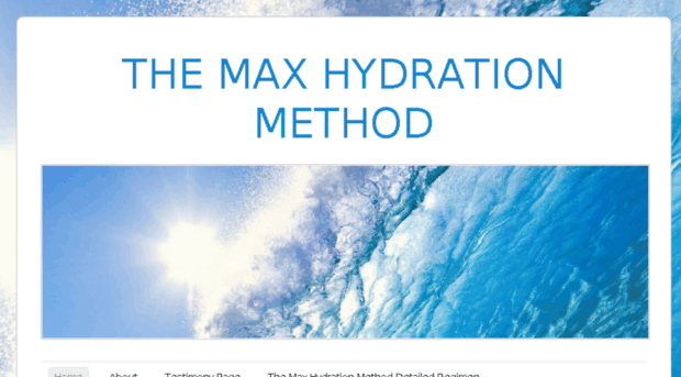 maxhydrationmethod.com