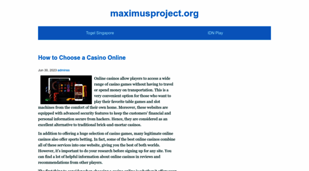 maximusproject.org