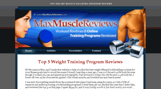 maxmusclereviews.com
