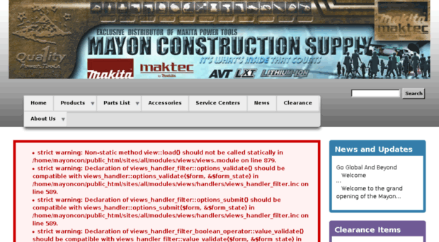 mayonconstructionsupply.com