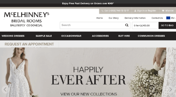 mcelhinneysbridalrooms.com