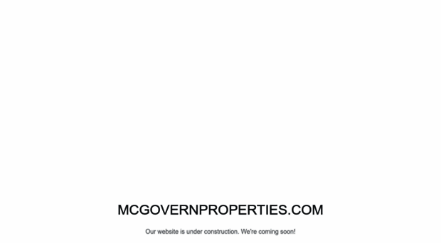mcgovernproperties.com