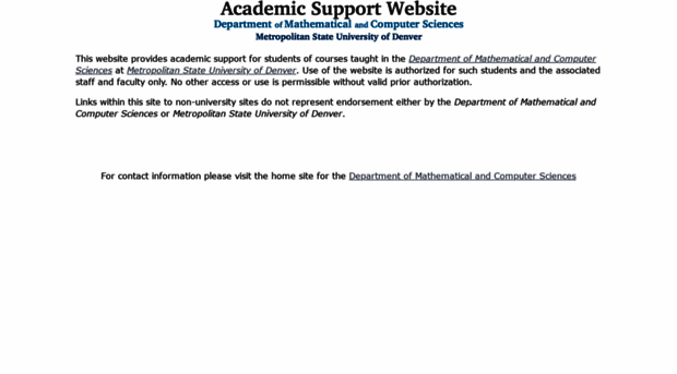 mcs.msudenver.edu