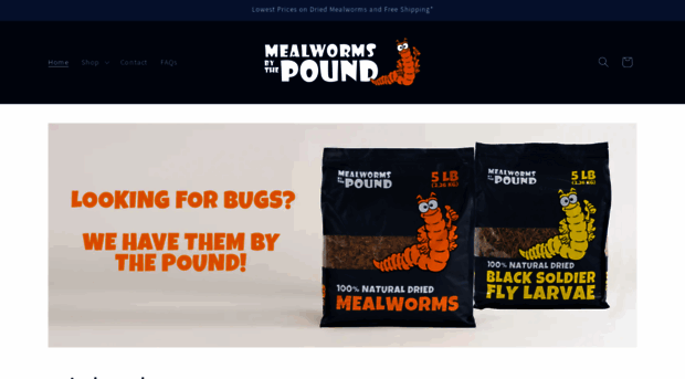 mealwormsbythepound.com