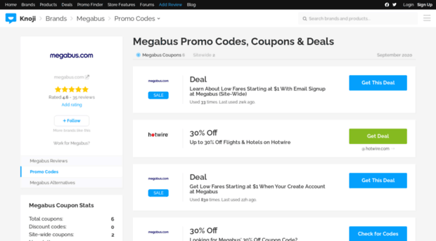 megabus.bluepromocode.com