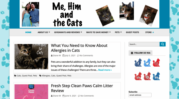 mehimandthecats.com