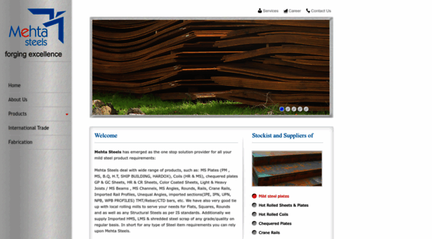 mehtasteels.com