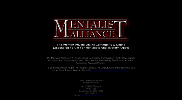 mentalistalliance.com