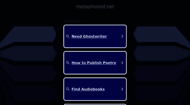 metaphorest.net