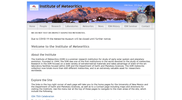 meteorite.unm.edu