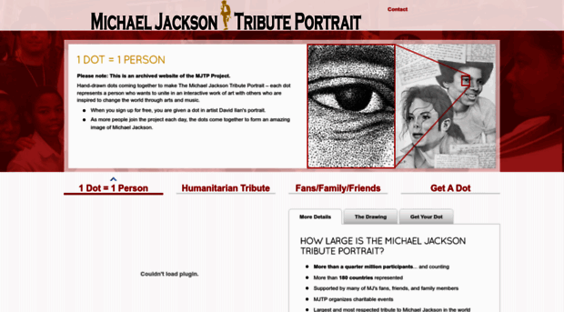 michaeljacksontributeportrait.com