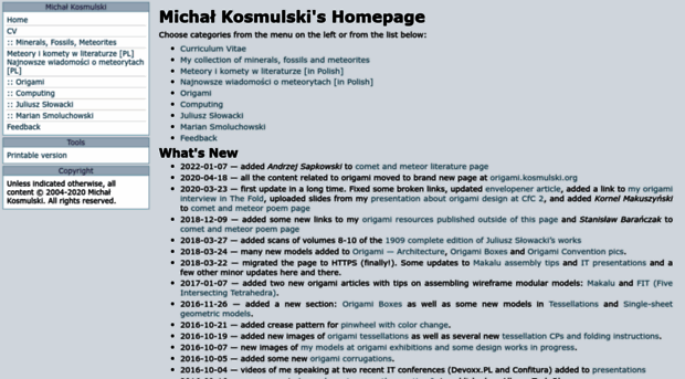 michal.kosmulski.org