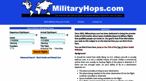 militaryhops.com