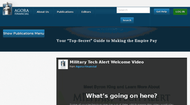 militarytechalert.agorafinancial.com