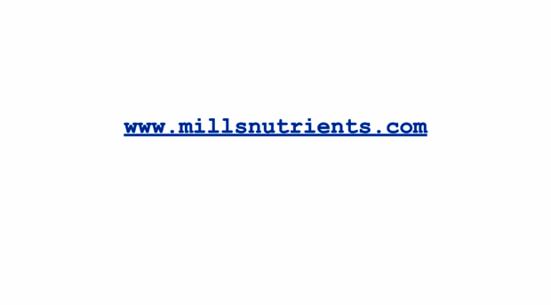 millsnutrients.co.uk