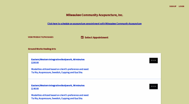 milwaukeecommunityacupuncture.acuityscheduling.com