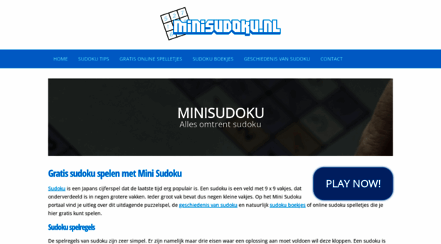 minisudoku.nl