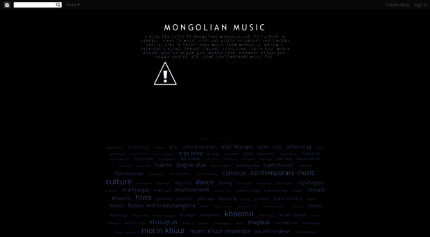 mongolianmusic.blogspot.com