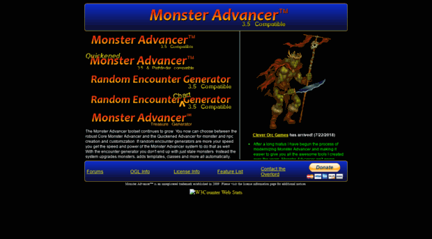 monsteradvancer.com