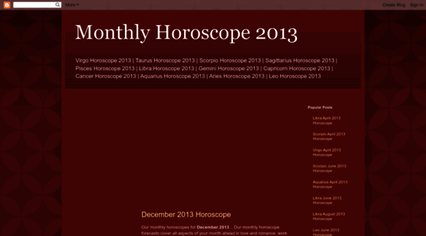 monthly-horoscope2013.blogspot.in