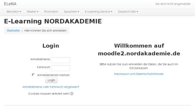 moodle.nordakademie.de