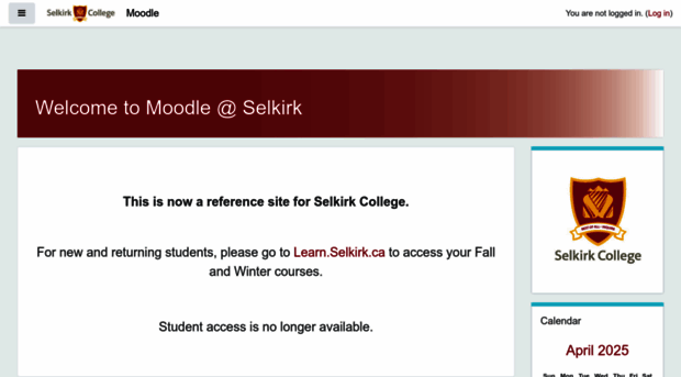 moodle.selkirk.ca