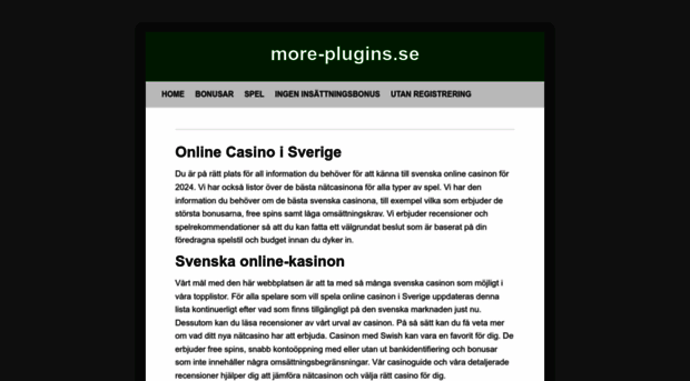 more-plugins.se