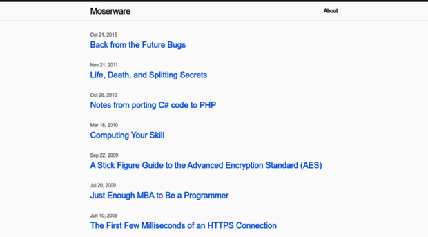 moserware.com