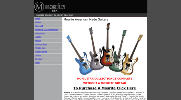 mosriteguitars.com