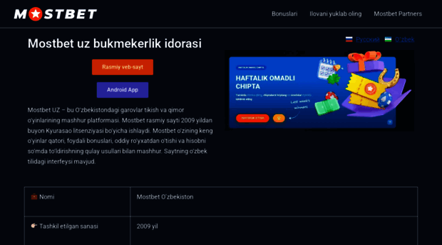 mostbet-onlineuz.com
