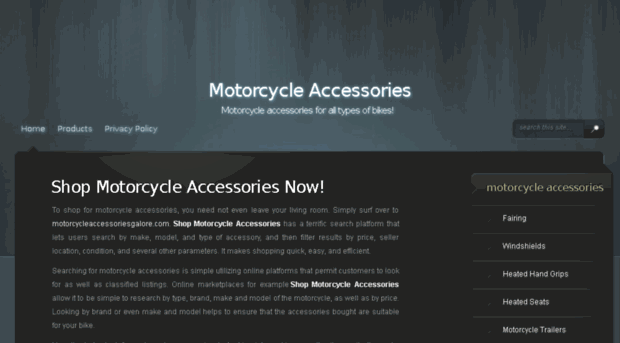 motorcycleaccessoriesgalore.com