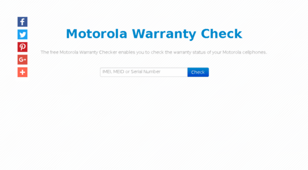 motorolawarrantycheck.com