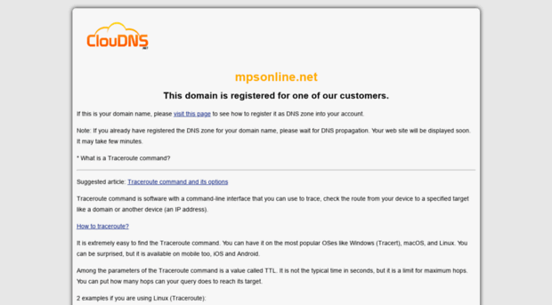 mpsonline.net