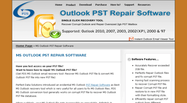 msoutlook.pstrepairsoftware.com