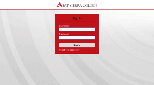 mtsierra.ecollege.com