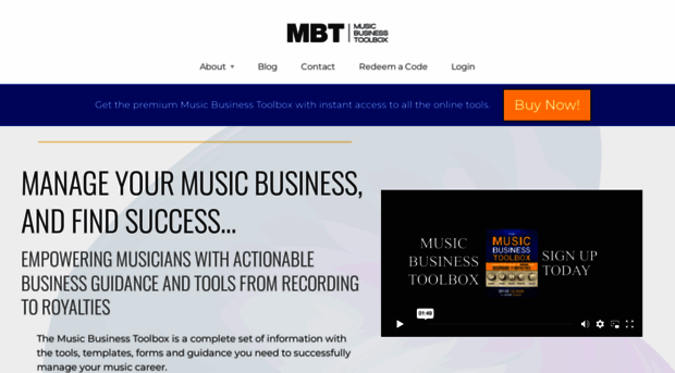 musicbusinesstoolbox.com