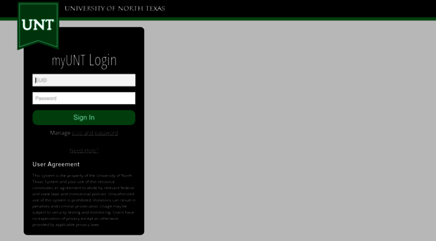 my.unt.edu