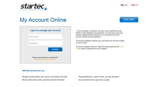 myaccount.startec.com