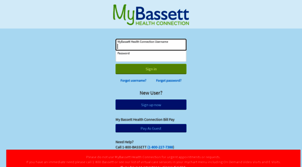 mybassetthealthconnection.org