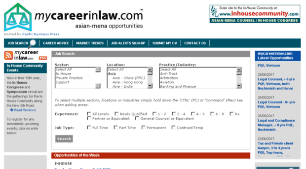 mycareerinlaw.pbpress.com