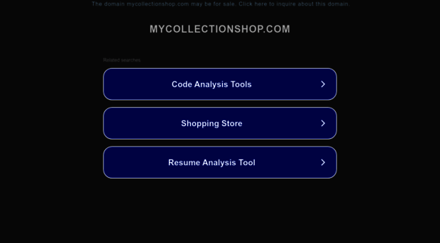 mycollectionshop.com
