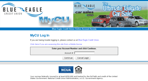 mycu.blueeaglecreditunion.com