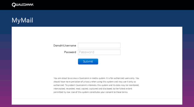 mymail.qualcomm.com