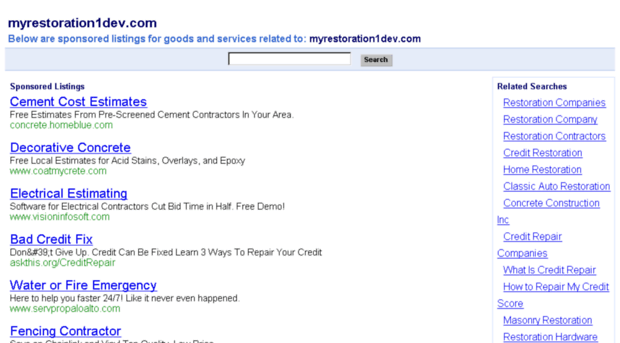myrestoration1dev.com